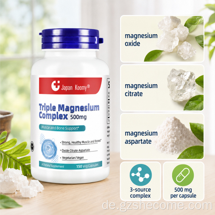 Shecome Triple Magnesium Complex Extract unterstützt die Gelenke